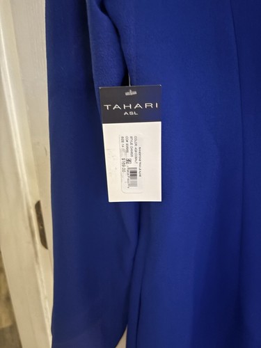 NWT Womens’ Tahari Cobalt Blue Formal With Rhinestones Size 14 - Picture 9 of 10