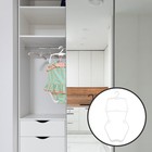 6Pcs Baby Closet Hanger Nursery Clothes Hanger Swimwear Showing Hanger Children