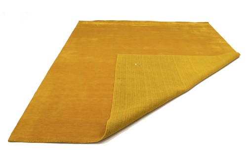 Modern Gold Tribal Pictorial Gabbeh Wool Rug Plush Contemporary Carpet 8X10 ft - Picture 10 of 12