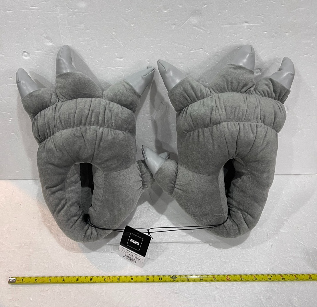 Godzilla Store Japan Godzilla (1954) Plush Slippers Size US