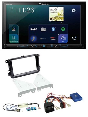 Pioneer Can Bus Bluetooth USB 2DIN DAB Car Stereo for VW Skoda Seat - Diversity Pi