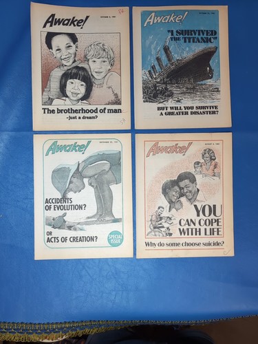 AWAKE! Magazine Jehovah's Witnesses Original WatchTower 1981 Lot of 23 - Picture 3 of 12