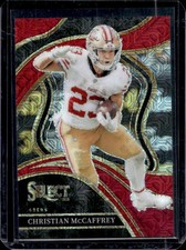 2023 Select Christian McCaffrey Red Prizms Club #9/49 49ers