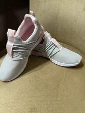 Girl s Nautica Pull-on Sneakers Size 4 Pink And Gray Sparkle