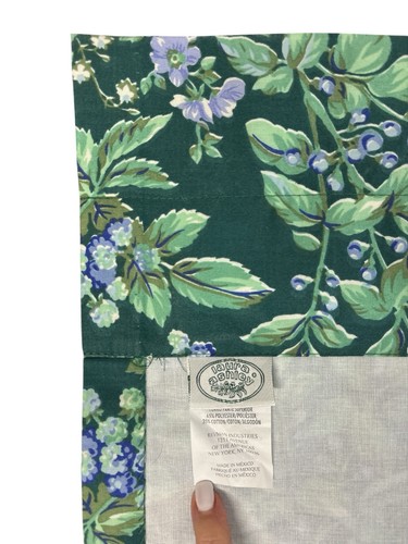 Set 2 VTG Laura Ashley Bramble Berry Curtain Panels 41x84 Floral Cottagecore - Picture 8 of 10
