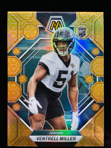 2023 Panini Mozaika #374 Ventrell Miller RC Plaster miodu Mozaika Prizm SSP Jaguars