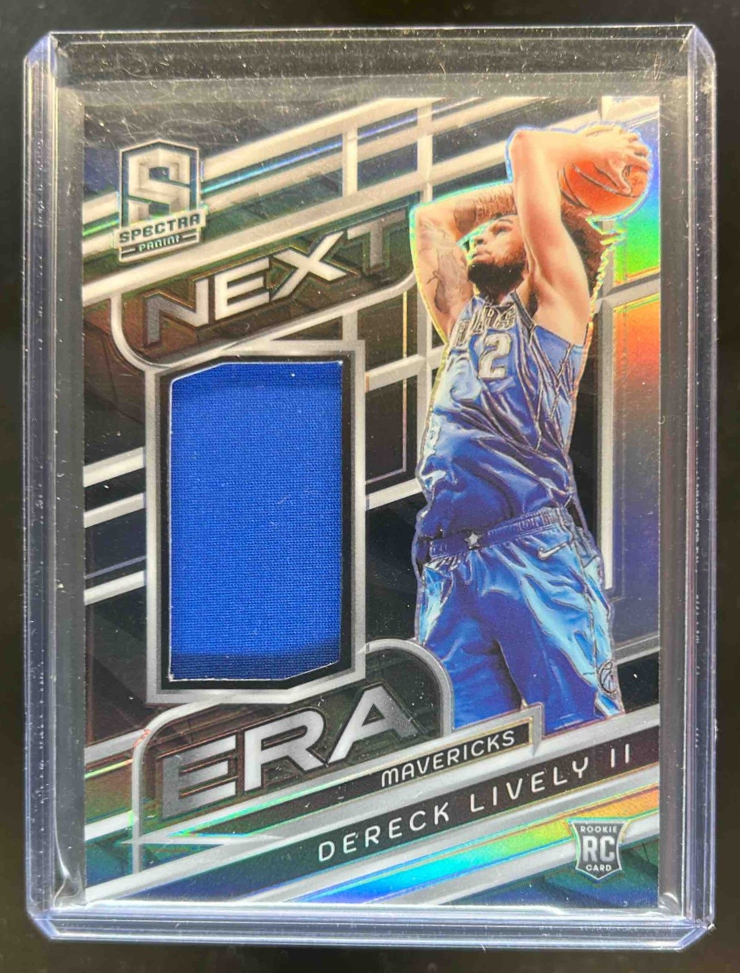 2023-24 Spectra Dereck Lively II Next Era Jersey RC #111/149 Mavericks