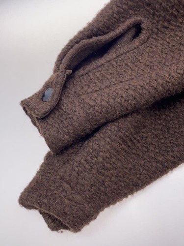 SEE BY CHLOE Other Coats 34 Wool Brown NR227-FULL Hooded Coat HOODIE Haori Used - Picture 22 of 24