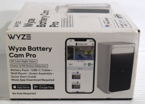WYZE Battery Cam Pro Wireless Indoor/Outdoor Home Security Camera with 2K HD NEW - Picture 3 of 13