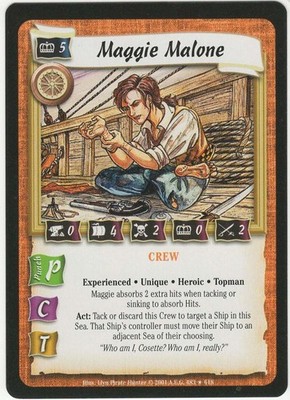 Maggie Malone (Experienced) - Iron Shadow - 7th Sea