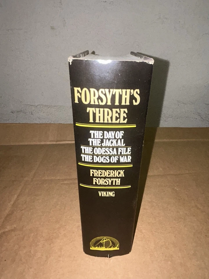 Forsyth's Three The Complete Best-Selling Novels 1980 Hardcover + Dust Jacket Foto 3 de 4