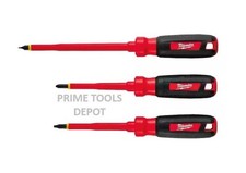 Milwaukee 1000-Volt Insulated Screwdriver Set (3-Piece)  48-22-2202