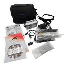 JVC Everio GZ-MG330HU Camcorder 35x Zoom 30GB MicroSD AC Adapter Remote Tested