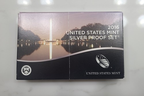 2016 S US Mint Silver Proof Set |  Box & COA | Uncirculated - Picture 1 of 2