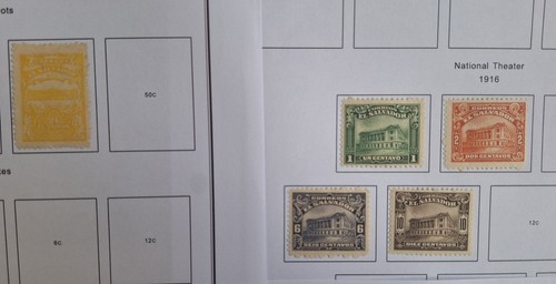 RARE 1910- El Salvador lot of postage stamps Mint - Picture 4 of 5