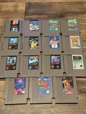 15 NES Games Lot Authentic Cartridges, All Tested Cleaned And Working Classics