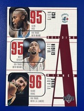 1996-97 Upper Deck Building A Winner Rice Geiger Divac Charlotte Hornets #138