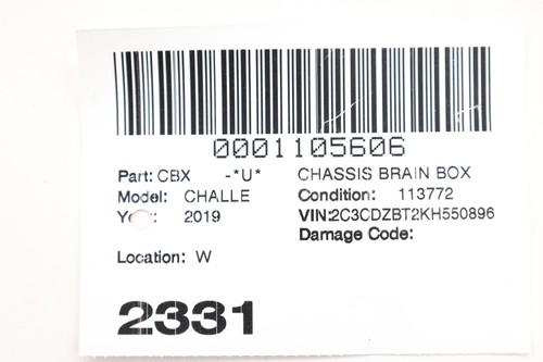 Dodge Challenger 2015-2023 módulo de antena de entrada sin llave OEM 68067753AA - Imagen 12 de 12
