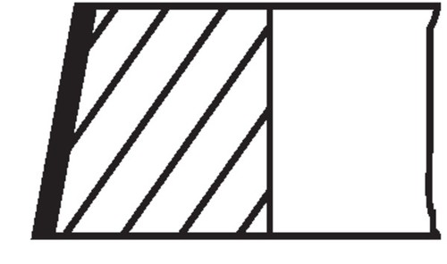 4x PISTON RING KIT 643 05 V0 FOR SUZUKI A/TG10G10AG10T 1.0L 3cylG13B 1.3L 4cyl - Picture 4 of 13