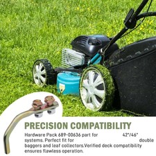Two Bagger Lawn Chutes Mounting Hardware Kit Corrosion Resistant Fasteners