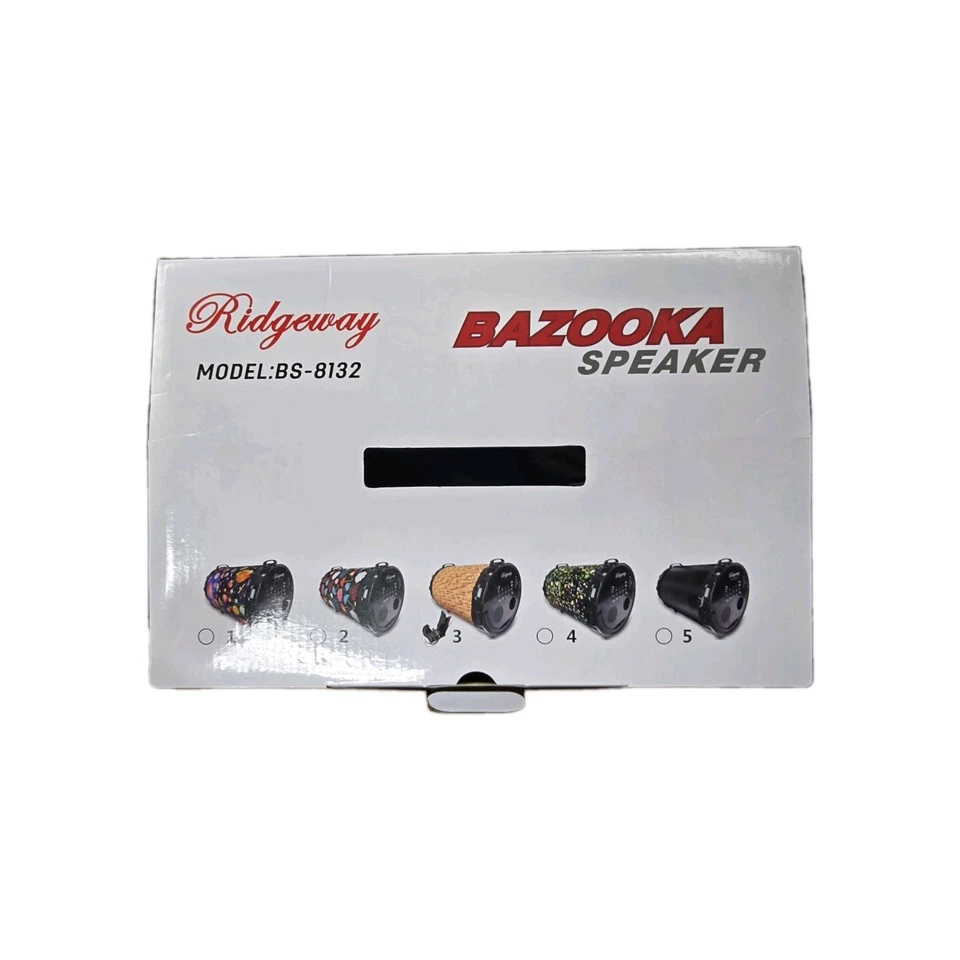 Ridgeway Bazooka Speaker Woofer Portable Bluetooth Enabled New - Image 4 of 4