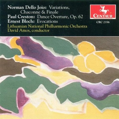 DELLO JOIO / CRESTON - VARIATIONS / CHACONNE  FINALE - cd - G3z