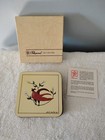 Set of 6 Vtg PIMPERNEL England COASTERS SET in Box Dick Parks