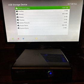 Xbox 360 With Full Game Library - Clean