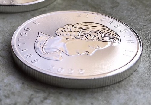 1 Oz Unze Maple Leaf 2022 von Goldsilbershop 5$ Silbermünze Queen Canada RCM - Bild 2 von 6