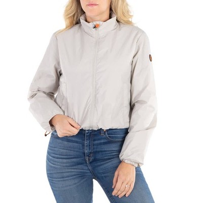 Save The Duck Rainy Beige Anika Cropped Jacket, Brand Size 3 (M/L)