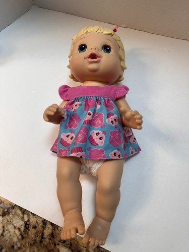 Hasbro 2008 Baby Alive Better Now Baby Drink Wet Blonde Doll