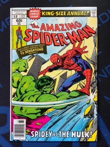 Amazing Spider-Man Annual #12 VF Bronze Age comic featuring the Hulk!