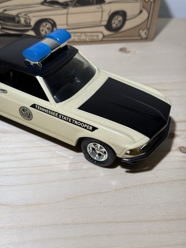 ERTL 1969 Ford Mustang Tennessee State Trooper Car Bank w/ Key & Box - Picture 5 of 5