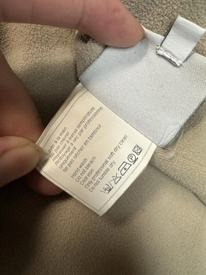 Vintage Chanel Sports Jacket Karl Lagerfeld 2000’s Tan Beige MINOR FLAW - SMALL - Image 4 of 4