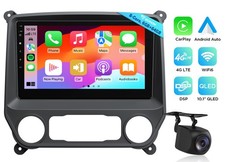 10.1" QLED 6+64G Android Auto for Chevy Traverse 08-12 Car Stereo Radio GPS Navi