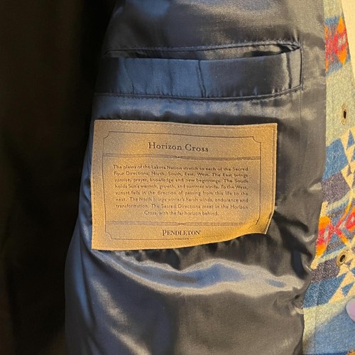 Rare Pendleton wool jacket HORIZON CROSS From Japan First come, first served !! - Picture 8 of 9