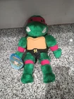 1989 Teenage Mutant Ninja Turtles 9" Plush Cling Raphael - With Tags - Pre-owned