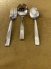 (3) Serving Pieces Oneida USA Stainless Silverware OHS293