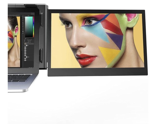 Teamgee Portable Monitor for Laptop, 13.3" Full HD  Laptop Dual Screen Extender - Picture 1 of 10