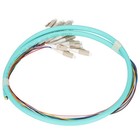 Fiber Optic Cable 12 Strands Ceramic Ferrule Low Insertion Loss Single Mode HOT