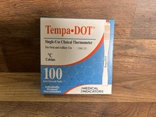 Tempa-Dot 5532 Single Use Clinical Thermometers 100 Pcs