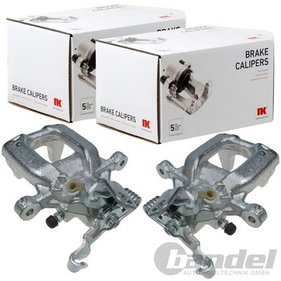 2X NK BREMSSATTEL HINTEN PASSEND FÜR AUDI A3 8P SEAT LEON 1P SKODA OCTAVIA II 1Z