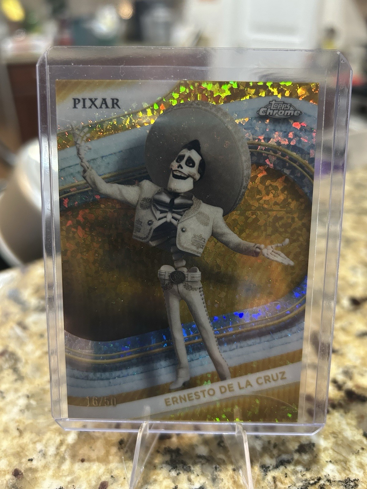 2025 Disney Topps Chrome Pixar Ernesto De La Cruz 16/50