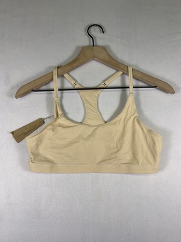 Skims Fits Everybody Racerback Scoop Bralette in Sand Größe L Neu mit Etikett