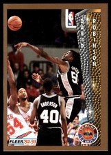 David Robinson 1992-93 Fleer #244 Spurs NBA READ FREE SHIPPING AutographDen