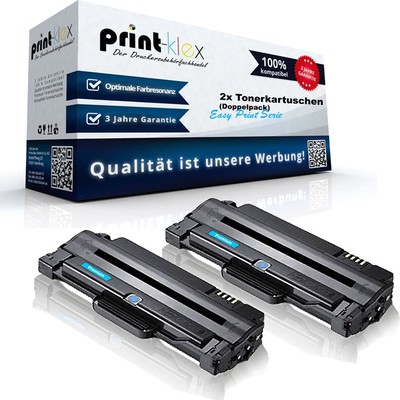 2x Premium Tonerkartuschen für Samsung MLT-D105 Austausch XXL - Easy Print Serie