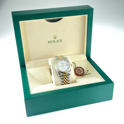 Rolex Men's Two Tone OPDJ Jubilee Watch Box and Papers 116233 36 mm