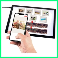 35Mm Slide and Film Viewer, Negative Scanner,Desk Top LED Lighted Illuminated Vi