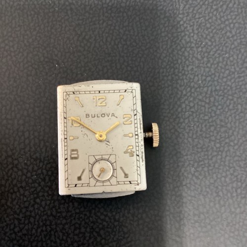 Vintage 50er Bulova Herrenuhr Douglas 10k 12k Gold Fill Rechteck Handaufzug - Bild 9 von 12