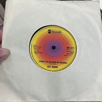 GUY MARKS - Loving You Has Made Me Bananas 7  Vinyl Record VG+